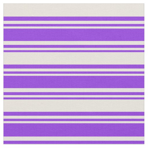 Purple & Beige Lines Fabric