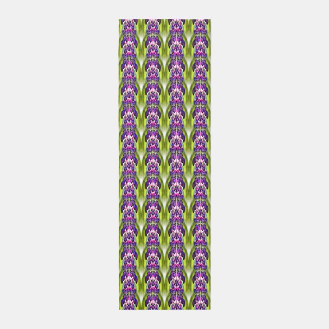 Purple Berries Abstract Nature Art Pattern    Runner (Front (Vertical))