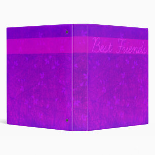 purple best friends photo album binder