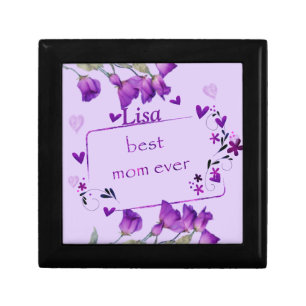 Purple Best Mom Ever - Gift Box