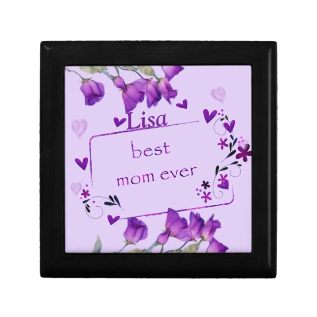 Purple Best Mom Ever - Gift Box (Front)