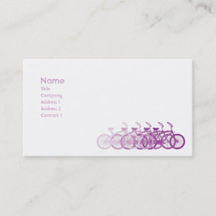 Purple Bike - Classic Business Card