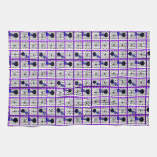 Purple Bingo Card Towel