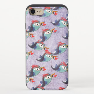 Purple birds iPhone 8/7 slider case