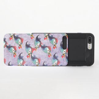 Purple birds iPhone 8/7 plus slider case