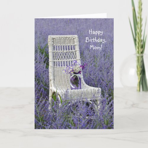 Purple Birthday Bouquet Card