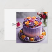 Purple Birthday Cake (Front/Back)