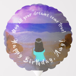 Purple Birthday Party Essentials Balloon