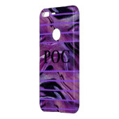 Purple Black Abstract Monogram Uncommon Google Pixel XL Case (Back/Left)