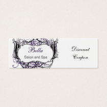 purple,black and white Chic discount coupon
