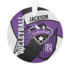Purple, Black and White Volleyball 🏐❤