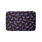 Purple black bats witch horror