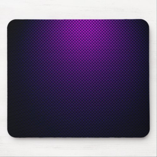 Purple black carbon fiber patterned mouse pad
