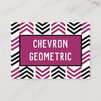 Purple Black Chevron Geometric Pattern