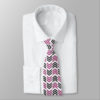 Purple Black Chevron Geometric Pattern