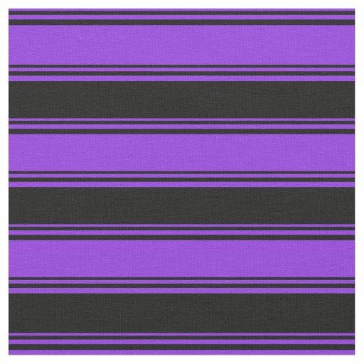 Purple & Black Colored Lines Fabric