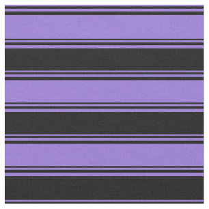 Purple & Black Colored Pattern Fabric