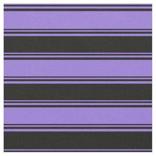 Purple & Black Colored Pattern Fabric