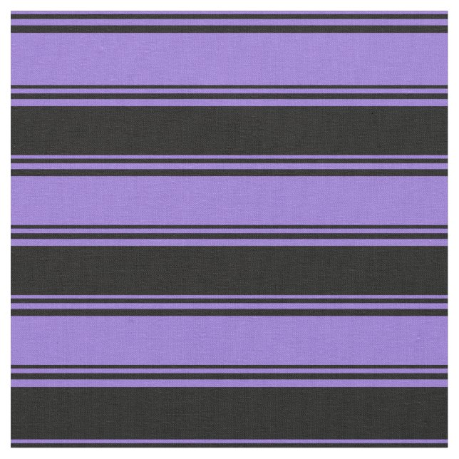 Purple & Black Colored Pattern Fabric (Close Up)