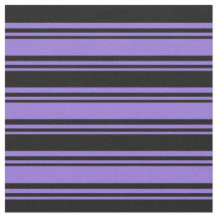 Purple & Black Colored Stripes Pattern Fabric
