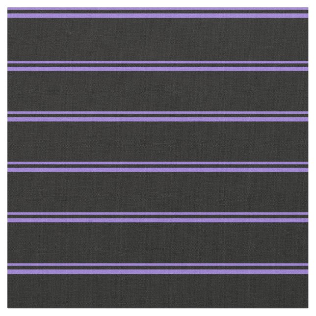 Purple & Black Colored Stripes Pattern Fabric (Close Up)