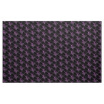 Purple Black Fractal artwork Fabric