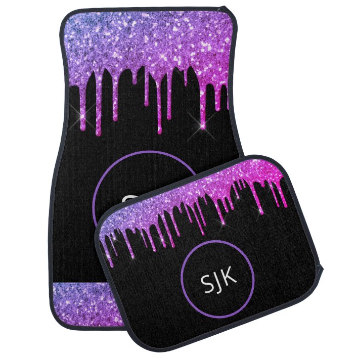 purple car mats