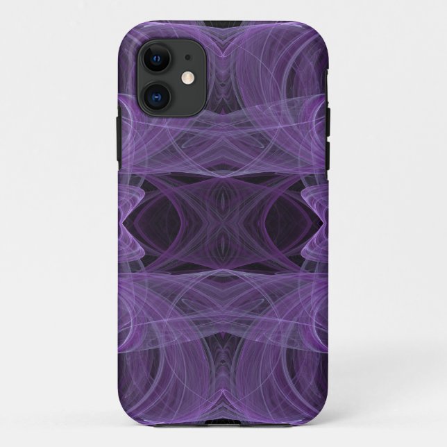 Purple & Black iPhone 5 Custom Case-Mate ID Case (Back)