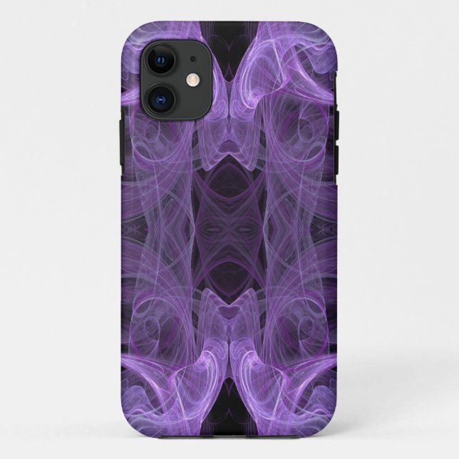 Purple & Black iPhone 5 Custom Case-Mate ID Case (Back)