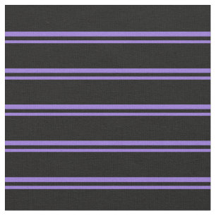 Purple & Black Lined/Striped Pattern Fabric