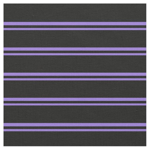 Purple & Black Lined/Striped Pattern Fabric