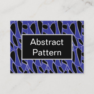 Purple Black Modern Abstract  Business Card