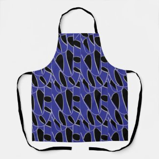 Purple Black Modern Abstract Pattern