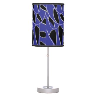 Purple Black Modern Abstract Pattern
