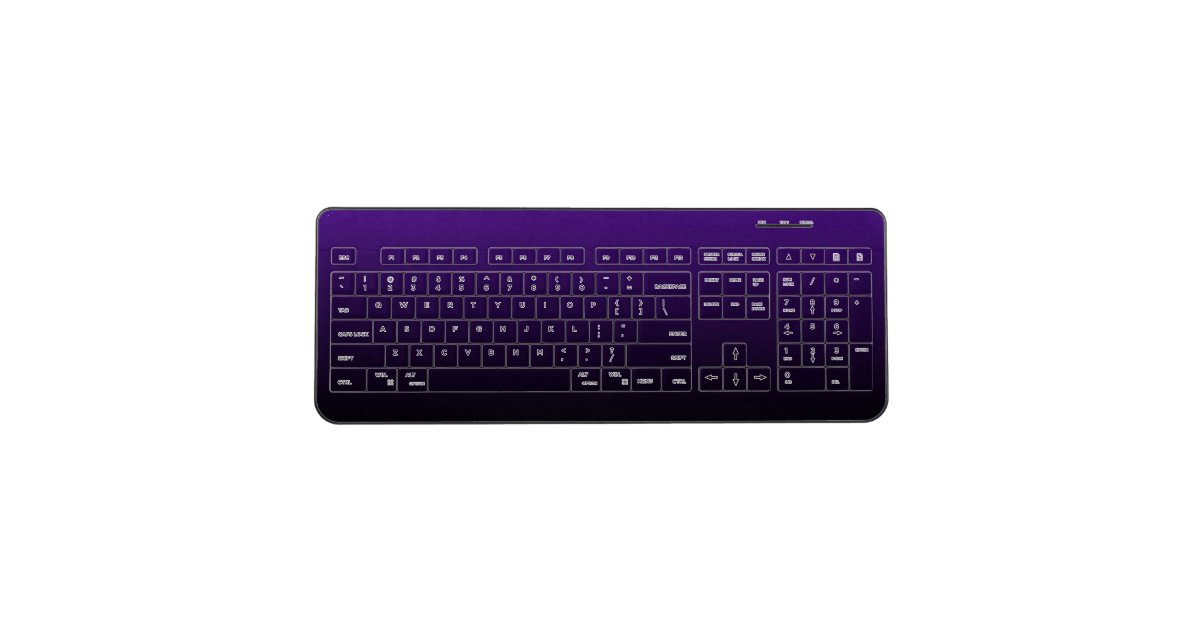 purple black ombre wireless keyboard zazzle com disney baby shower invitations