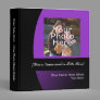 Purple/Black Personalized Photo Album Binder