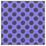 Purple &amp; Black Polka Dot Fabric