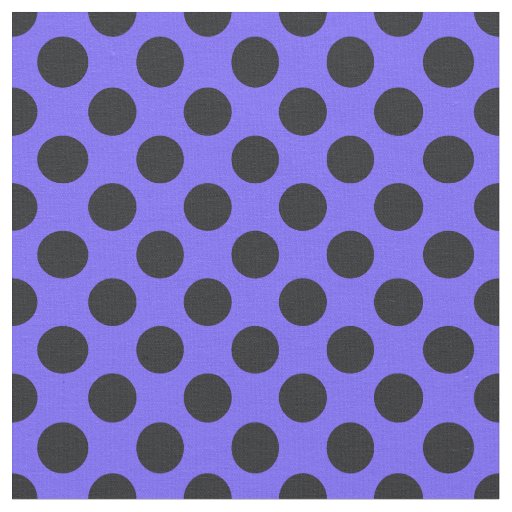 Purple & Black Polka Dot Fabric