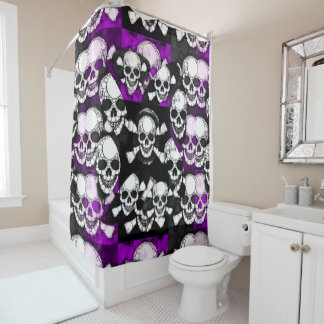 Skull Shower Curtains | Zazzle Skull Shower Curtains | Zazzle