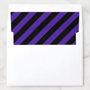 Purple/Black Stripes Envelope Liner