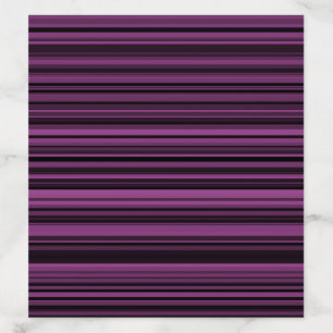 Purple Black Stripes Pattern Envelope Liner