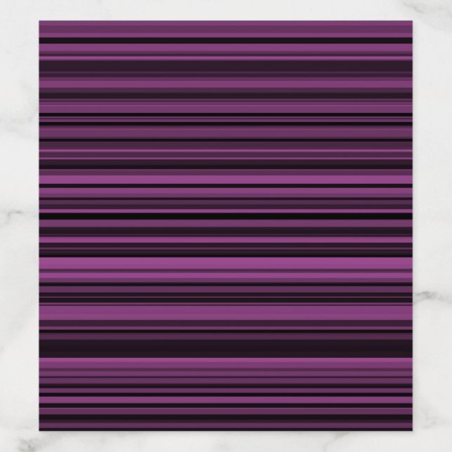 Purple Black Stripes Pattern Envelope Liner (Design)