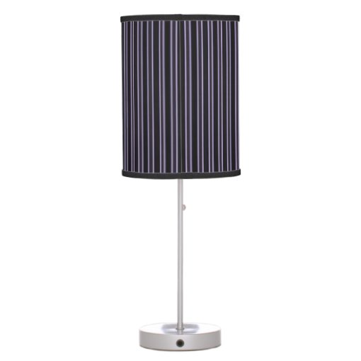 purple black stripped decorative lamp shade Zazzle