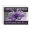 Purple/Black Sweet Sixteen Masquerade Ball