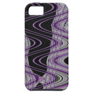 purple black wild abstract art iPhone 5 cover