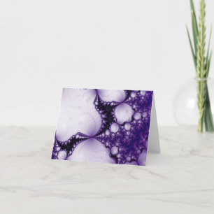 Purple Blank Note Card