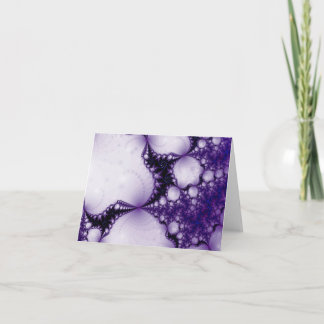 Purple Blank Note Card