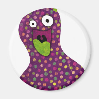 Purple Blob Monster Magnet