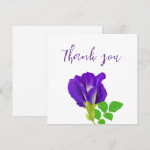 Purple Bloom Floral Gift Wrap (Front/Back)