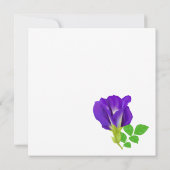 Purple Bloom Floral Gift Wrap (Back)